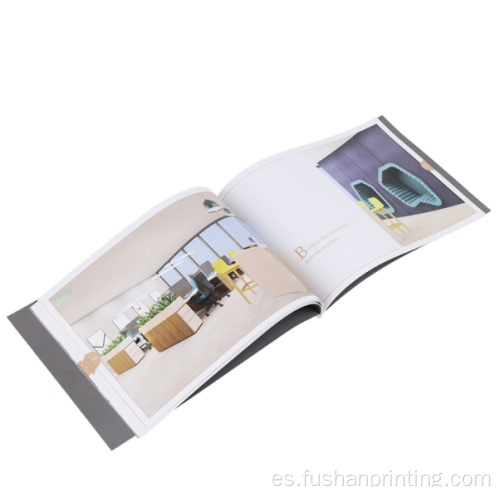 Impresión de catálogo de cubierta softcover personalizada